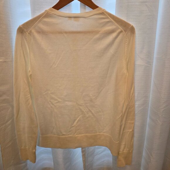 Gap Woman's Cardigan Sweater White Size Large - Picture 2 of 6